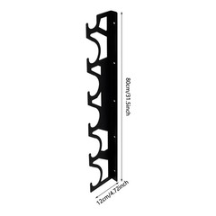 6-Roll Wall-Mounted Vinyl Film Rolls Rack Window Tint Organizer Display Holder
