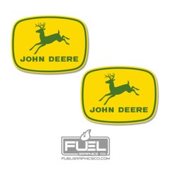 Farming, Tractor, Combine, Implement Premium Vinyl Decal Sticker 2-Pack Vintage