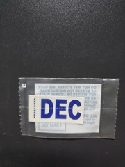 California Month Sticker (December) DEC DMV License Plate Month Sticker Original