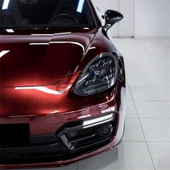 ESSMO PET Super Gloss Metallic Vampire Red Vehicle Vinyl Wrap Decal Like Paint