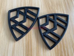 Black Maybach set Fender Side Rear Trunk Emblems Badge For Mercedes Benz S Class