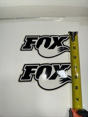 LOT OF 2 INTERNAL BYPASS FOX RACING SHOCKS SHOX DECALS STICKERS BMX RACING