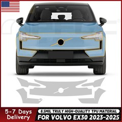 For Volvo EX30 2023-2025 PreCut Paint Protection Film Gloss Clear PPF TPU 8.5Mil