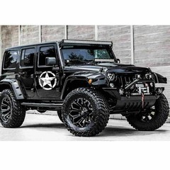 White Military Army Style Rought Star Graphic Body Hood Sticker For Ford Toyota
