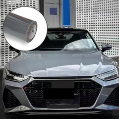 5FTx50FT PET Crystal Nardo Grey Vinyl Wrap Self-Adhesive Air Release US Stock