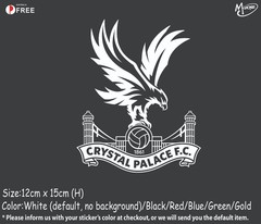 Crystal Palace Sticker Decal Reflective Metallic Color Car Laptop Decal Gifts