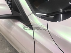 Galaxy Dust Gloss Aurora White Metallic Auto Sticker Decal Vinyl Wrap Sheet Film