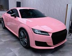 Crystal Pink Premium High Gloss Vinyl Film Wrap Sticker Decal Air Bubble Free