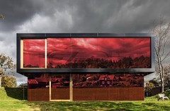 Red Chrome Window Tint One Way Mirror Film UV Heat Reflective Home Office DIY