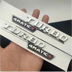 3D ABS Chrome For CLA 45 S AMG C117 C118 CLA45S TURBO Car Trunk Badge Emblem