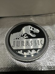 1pc Jurassic Rated Sticker Decal Emblem 4×4 Badge Auto Fender 6cm 2.36″