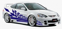 CHECKERED CUSTOM AUTO VAN VEHICLE SEMI TRAILER CROSS OVER CHECK CAR TRUCK SUV