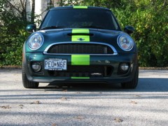 10″ Plain racing rally stripe stripes decals decal fit Mini Cooper Countryman S