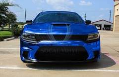 ESSMO PET Chrome Royal Blue Stretch Car Vehicle Vinyl Wrap Decal Sticker Sheet