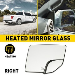 1/2Set RIGHT PASSENGER GLASS MIRROR SIDE REPLACEMENT FOR FORD 2015-2020 F150 PIC