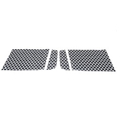 Honeycomb style Side Back Window Glass Sticker Decal 4Pcs For Volkswagen Amarok