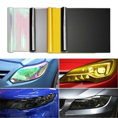x 12″ 72″/48” Smoke Gloss Headlight Taillight Light Fog Tint Film Vinyl Decals