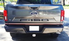 Matte Black Finish 3D Raised Tailgate Letter Pieces For 2018-2020 Ford F150 LCI