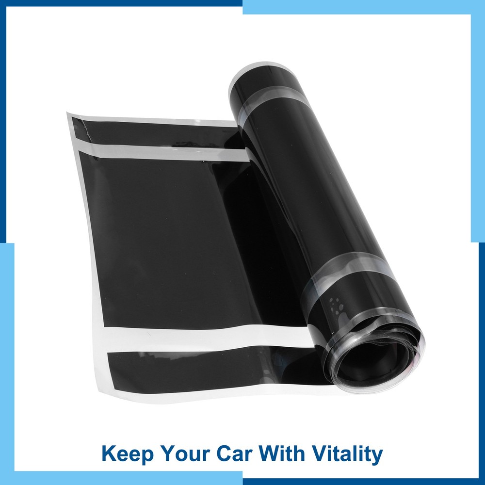 Pack(1) 11.81″x70.87″ Car Hood Stripe Pattern Sticker Auto Exterior Decal Black