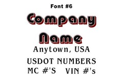 Custom Business Vehicle Lettering for SUV / Car / Truck / SEMI Vinyl Decals