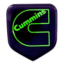 GRILLE EMBLEM fits RAM DIESEL 1994-2002 Black/Lime Green Outline