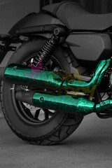 ESSMO PET Marble Forged Gloss Carbon Fiber Emerald Green Car Vinyl Wrap Decal