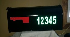 Mailbox Numbers 2.5″ HIGHLY Reflective Vinyl Address Number 2 SETS various color