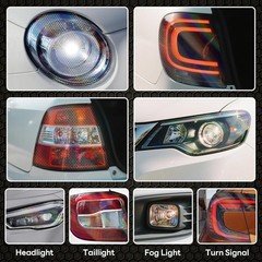 For TOYOTA Car Honeycomb Headlight Taillight Lamp Vinyl Wrap Automobile Stickers