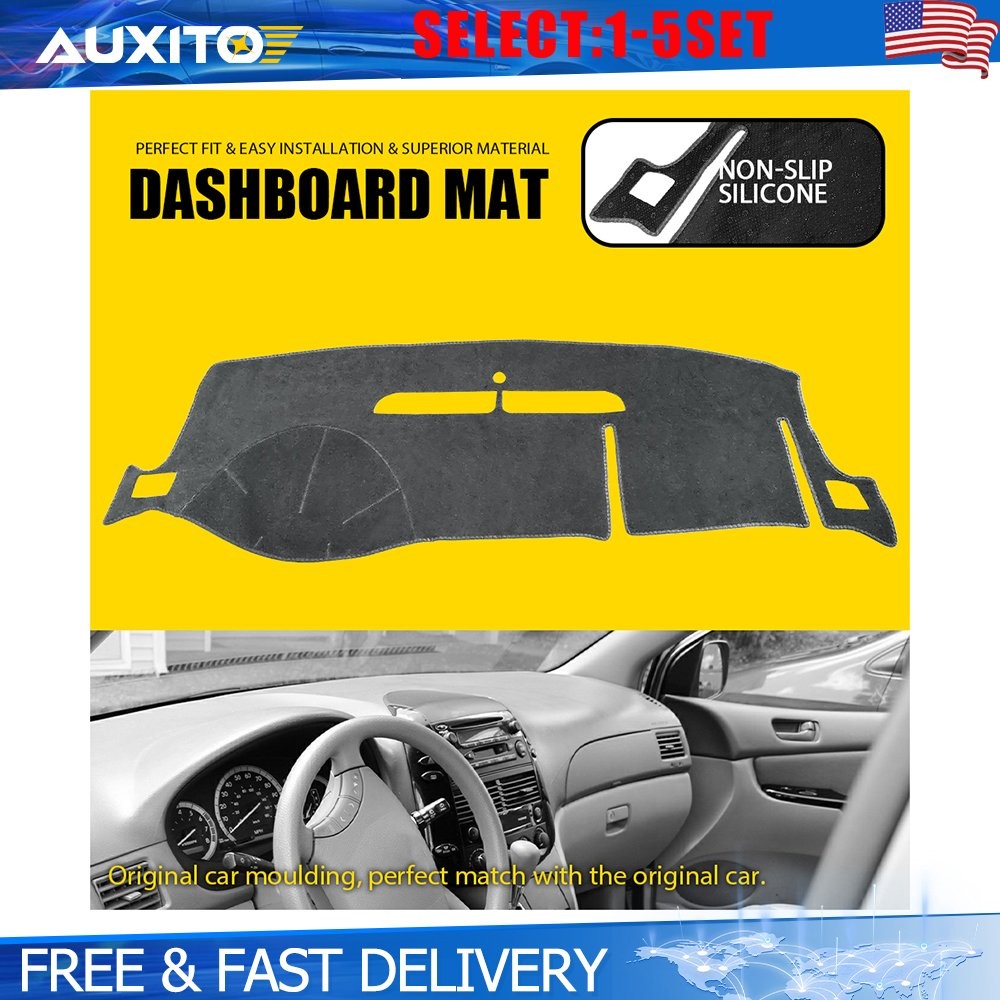 Gray Dashboard Cover Pad Mat for 07-13 Chevrolet Silverado All Trim Levels 1-5X
