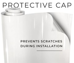 + Ultra Gloss Pearl White Vinyl Car Wrap 1ft x 5ft
