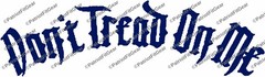 Dont Tread On Me,8″x3″,Gadsden,Second Amendment,2A,We The People,Custom Decals