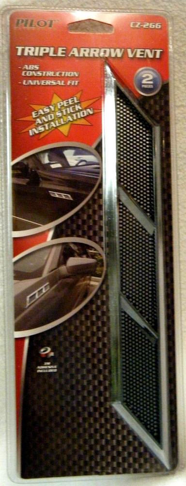 Pilot Automotive Triple Arrow Vent Trim Accent – CZ-266 (2 Pieces)