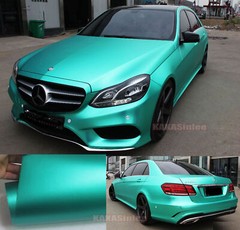 Air Free Car Auto Satin Matte Steel Chrome Vinyl Wrap Decal Sticker / Stretch US