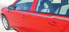 CROSSOVER Upper Body Stripes Decals (Pro Vinyl) for Dodge Ram 1500 Truck