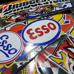 Racing 120 Stickers Decals Motocross Motorcycles Car Vintage Decal Sticker Lot