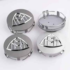 4pcs 75mm Maybach Car Emblem Wheel Center Hub Cap auto Rim cover dust-proof