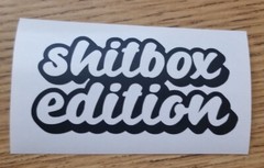 SHITBOX EDITION decal Pick Size/Color car tool box mechanic racer sticker funny