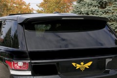 Bumblebee style Sticker Decal Yellow Carbon Fibre effect Transformers Bumble Bee