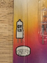 GE 97670 Halogen Replacement Bulb Low Voltage – 50 Watt – 12 Volts GY6.35 Bi-Pin