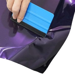 Metallic Midnight Purple Car Sticker Color Change Vinyl Film PET Bubble Free Wra
