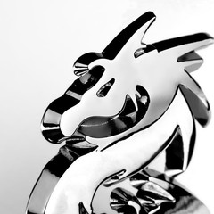 3D Metal Dragon China AutoCar Motorcycle Sticker Emblem Badge Fender Trunk Decal