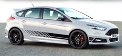 Pair Black Sports Racing Stripe Graphic Stickers Car Body Side Door Vinyl Decals