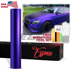 ESSMO PET Romance Chrome Purple Auto Car Vehicle Vinyl Wrap Decal Sticker Paint