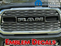 RAM 1500 DT Grill Emblem Decal 19 20 21 2022 2023 2024 SOLID COLORS & USA DESIGN