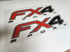 FX2 or FX4 Decals (PAIR) fit 2012-14 F150. F250, F350 TOP QUALITY