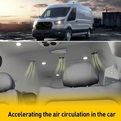 4Pcs 2Pair Fits Ford Roof Air Vent Louvre 15-25 Transit YC3Z-19893-AA 4-12X