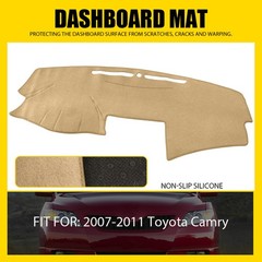 For Toyota Camry 07-11 Black Gray Beige Dashboard Cover NonSlip Dashmat Dash Mat