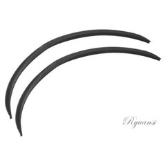 Car Wheel Eyebrow Arch Protector Trim Lips Fender Flares Carbon Fiber Black