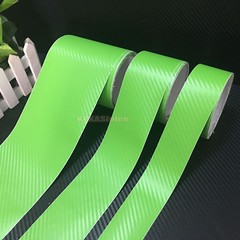 Useful Strps Green 3D Texture Carbon Fiber Vinyl Tape Wrap Film PVC Sticker – CF