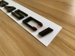Gloss Black 3D ABS Letters Trunk 645ci Emblem Rear Badge for BMW 2017-2022 645ci